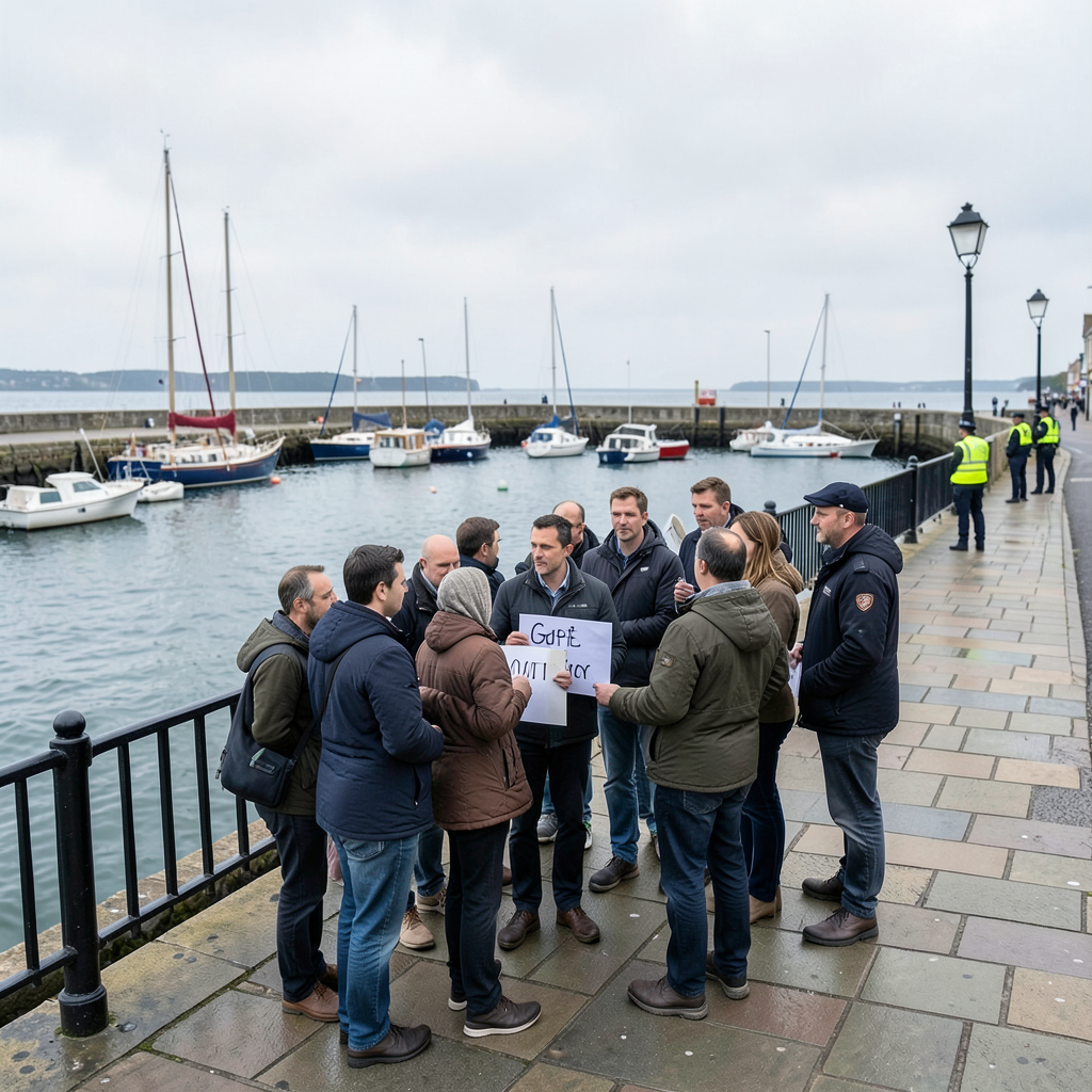 36-year-old Bognor Regis man arrested after Gosport protest over small boat arrivals